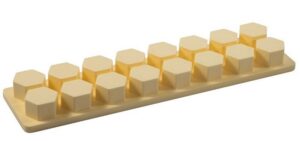 Экстрактор для пирожных Martellato ED 3 Шестиугольник (ячейка D 40 мм, H 25 мм) артикул ED 3