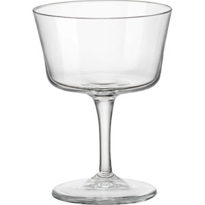 Бокал-блюдце для шампанского Bormioli Rocco Novecento 220 мл, D 90 мм, H 124 мм артикул 122114BYT021990