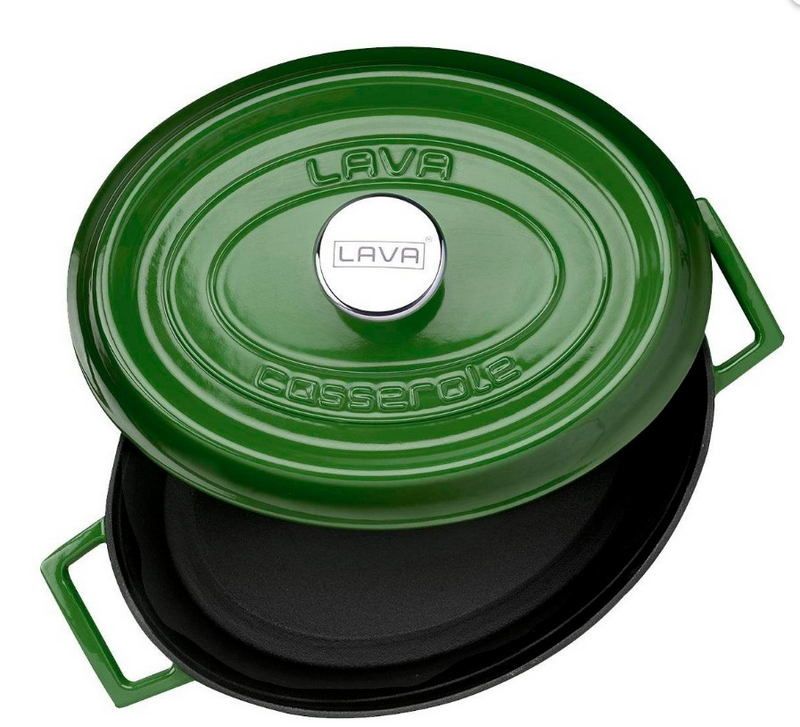 Кастрюля LAVA TRENDY SERIES 7 л, L 385 мм, B 255 мм, H 150 мм зеленая артикул LV O TC 31 K2 G