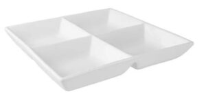 Менажница KunstWerk Paula белая H 45 мм, L 295 мм, B 295 мм артикул A1544