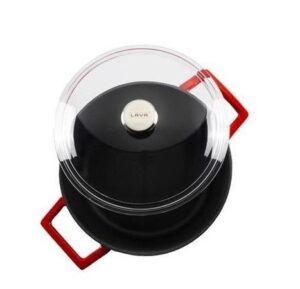 Кастрюля LAVA GLAZE SERIES 4,49 л, D 240 мм, H 125 мм красная артикул LV Y TC 24 K3 R