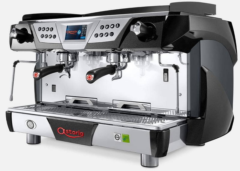 Кофемашина Astoria (C.M.A.) SAEP/2 plus 4 you TS серый/черный полуавтоматическая