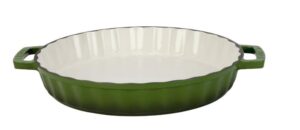 Блюдо для запекания LAVA 2,7 л, D 300 мм, H 46 мм зеленое артикул LV Y TP 30 K0 G