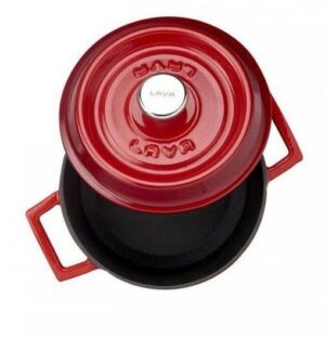 Кокотница LAVA TRENDY SERIES 0,76 л, D 140 мм, H 75 мм красная артикул LV Y TC 14 K2 R