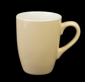 Кружка Corone Gusto оранжевая 350 мл кремовая артикул фк1612