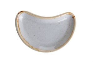Мини-соусник полумесяц 7х11 см серый Porland артикул 802111 серый