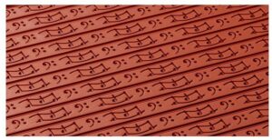 Коврик для выпечки Martellato RELIEF 6 Ноты L 600 мм, B 400 мм, H 30 мм артикул RELIEF 6