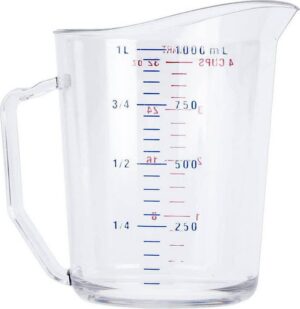 Мерный кувшин Cambro 100MCCW 135 1 л прозрачный артикул 100MCCW 135