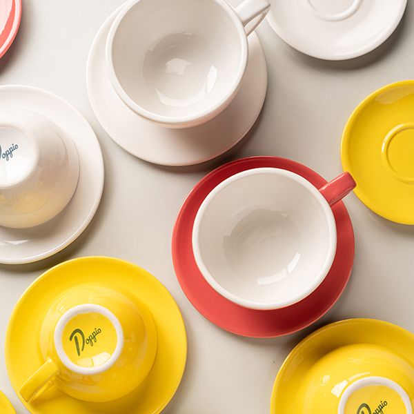 Чашка кофейная Doppio Пур-Амор фарфор 300мл D110/60, H65, L140мм, белый артикул 11.23.1/white