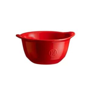 Форма для запекания и подачи Emile Henry 550 мл, D 140 мм, H 75 мм, с ушками красная артикул 342149