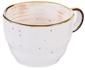 Чашка KunstWerk Pastoral оранжевая 190 мл, D 85 мм, H 55 мм артикул P7139609-C-SH113