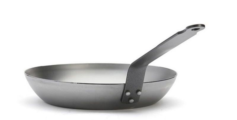 Сковорода-гриль De Buyer Carbone Plus 3,3 л, D 260 мм, H 43 мм артикул 5530.26