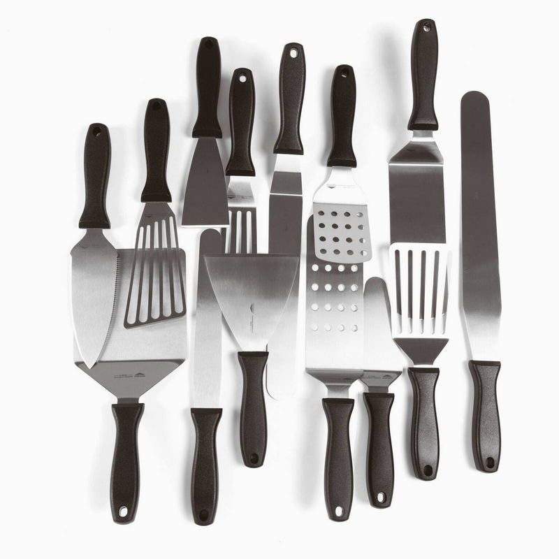 Лопатка кулинарная Paderno 135х70 мм, L 265 мм перфорированная артикул 18510-07