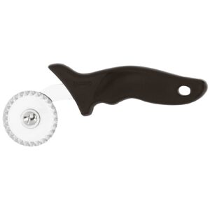 Нож роликовый для теста Paderno D 55 мм, L 180 мм фигурный, черный артикул 18325-02