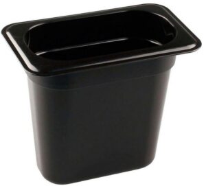 Гастроемкость RESTOLA GN 1/9-150 полипропилен, черная 1,1 л артикул 422102613