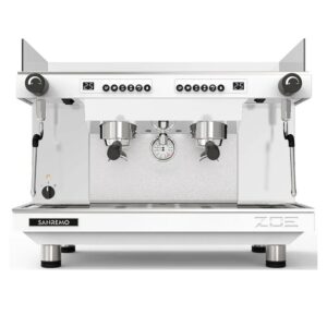 Кофемашина рожковая автоматическая Sanremo Zoe Competition SED (автомат) 2 гр. высокие белая
