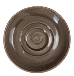 Блюдце Corone Natura D 114 мм коричневое артикул фк0969