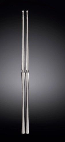 Палочки Wilmax Diva матово-серые L 230 мм (на блистере) артикул WL-999560/2B