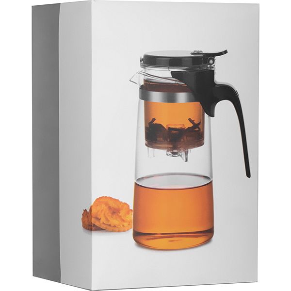 Чайник заварочный ProHotel Гунфу SAG-10 750 мл, D 90 мм, H 190 мм, с фильтром, термост.стекло артикул 3150825