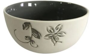 Миска KunstWerk Paula серая D 135 мм артикул A21334W308T102C