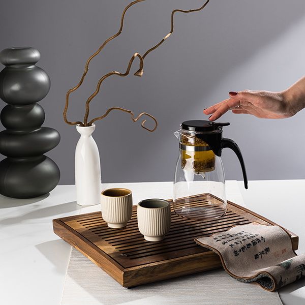 Чайник заварочный ProHotel Гунфу A-14 900 мл, D 105 мм, H 185 мм, с фильтром, термост.стекло артикул 3150827