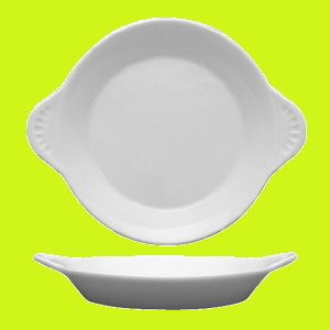 Блюда для запекания Lubiana Ameryka 230 мл. D 190 мм. H 25 мм. L 190 мм. B 160 мм. артикул 1302