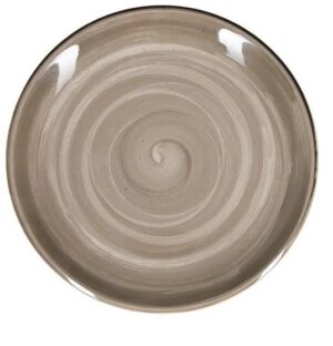 Тарелка Corone Natura серо-коричневая D 255 мм артикул фк0924