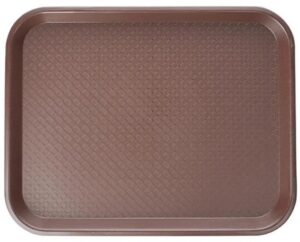 Поднос ProHotel ZBL-805br 457х356 мм, пластик, коричневый артикул 4080669