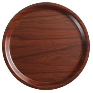 Поднос Cambro MY4300 E76 D 430 мм, многослойный ламинат, грецкий орех артикул MY4300 E76