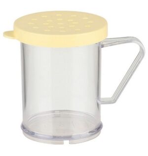 Банка для сыпучих продуктов MACO Jiwins JW-SK280C 280 мл, D 80 мм, H 100 мм (желтая крышка) артикул 360285