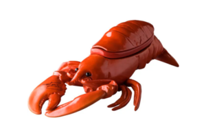 Емкость для закусок Studio Raw RAW Design by RBC L 345 мм, B 210 мм, H 95 мм, лобстер, красный артикул RD19180