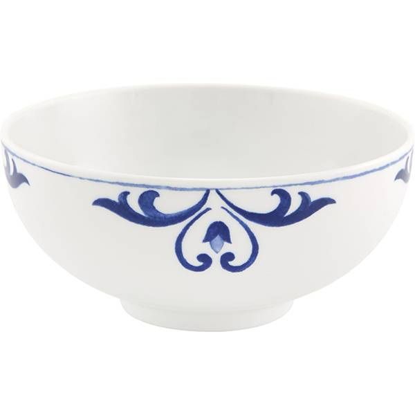 Салатник Vista Alegre; 0,54л; D 14см, фарфор; белый, синий артикул 21128421