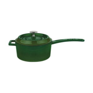 Сотейник LAVA чугун 1,35 л, внутр. размер d 16 см h 7,7 см, внеш. размер 34,5x17x9,5 см, цвет зеленый LV Y SOS 16 K2 G артикул LV Y SOS 16 K2 G