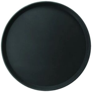 Поднос прорезиненный ProHotel 1400ct/sp/black D 355 мм, пластик, черный артикул 4080630