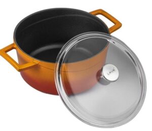 Кастрюля LAVA GLAZE SERIES 6,71 л, D 280 мм, H 135 мм оранжевая артикул LV Y TC 28 K3 O