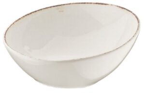 Салатник Bonna Retro 450 мл, D 180 мм, H 82 мм белый, коричневый артикул E100VNT18KS