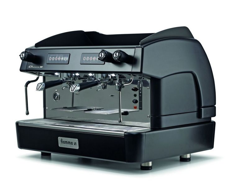 Кофемашина рожковая автоматическая FIAMMA COMPASS 2 SE TC BLACK (автомат, 2 группы)