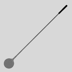 Лопата для пиццы ZIO PEPE, D 300мм, L 1700мм, сталь нержавеющая, резина, металлический, черный