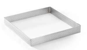 Кольцо кондитерское De Buyer VALRHONA L 80 мм, B 80 мм, H 20 мм перф. артикул 3099.20