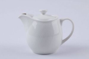 Чайник заварочный фарфоровый с крышкой Porland STORM белый 500 мл. артикул 935965 шторм