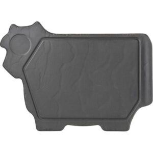 Блюдо для подачи REVOL Basalt L 380 мм,B 272 мм, H 17 мм, черное артикул 651026