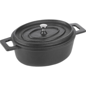 Кастрюля для запекания ProHotel Ember Cast Matt 15701-18B 0,8 л, черный артикул 3051917