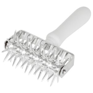 Перфоратор для теста Paderno L 120 мм, B 20 мм пластик с нерж сталь, белый металлич. артикул 47028-12