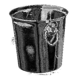 Ведро для льда и шампанского APS 3500 мл, D 150 мм, H 190 мм артикул 36020