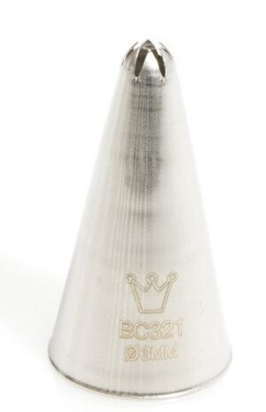 Насадка кондитерская Martellato BC321 Закрытая звезда D 25 мм, H 48 мм (Набор 5 шт.) артикул BC321