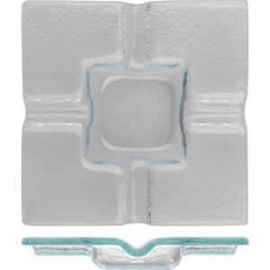 Пепельница Bdk H 20 мм, L 128 мм, B 128 мм артикул 5705020/5705001