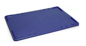 Крышка для контейнеров для теста Noname L 600 мм, B 400 мм, H 40 мм синяя (для арт: 39197, 61534) артикул 55801