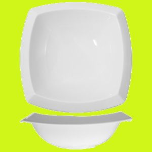 Салатник KunstWerk Paula белый 400 мл, L 165 мм, B 165 мм, H 53 мм артикул A5693