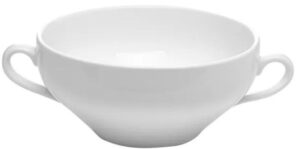 Бульонница KunstWerk Paula белая 400 мл, L 173 мм, D 123 мм, H 55 мм артикул A7589