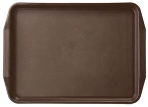 Поднос ProHotel ZBL-804br 450х320 мм, пластик, коричневый артикул 4080645